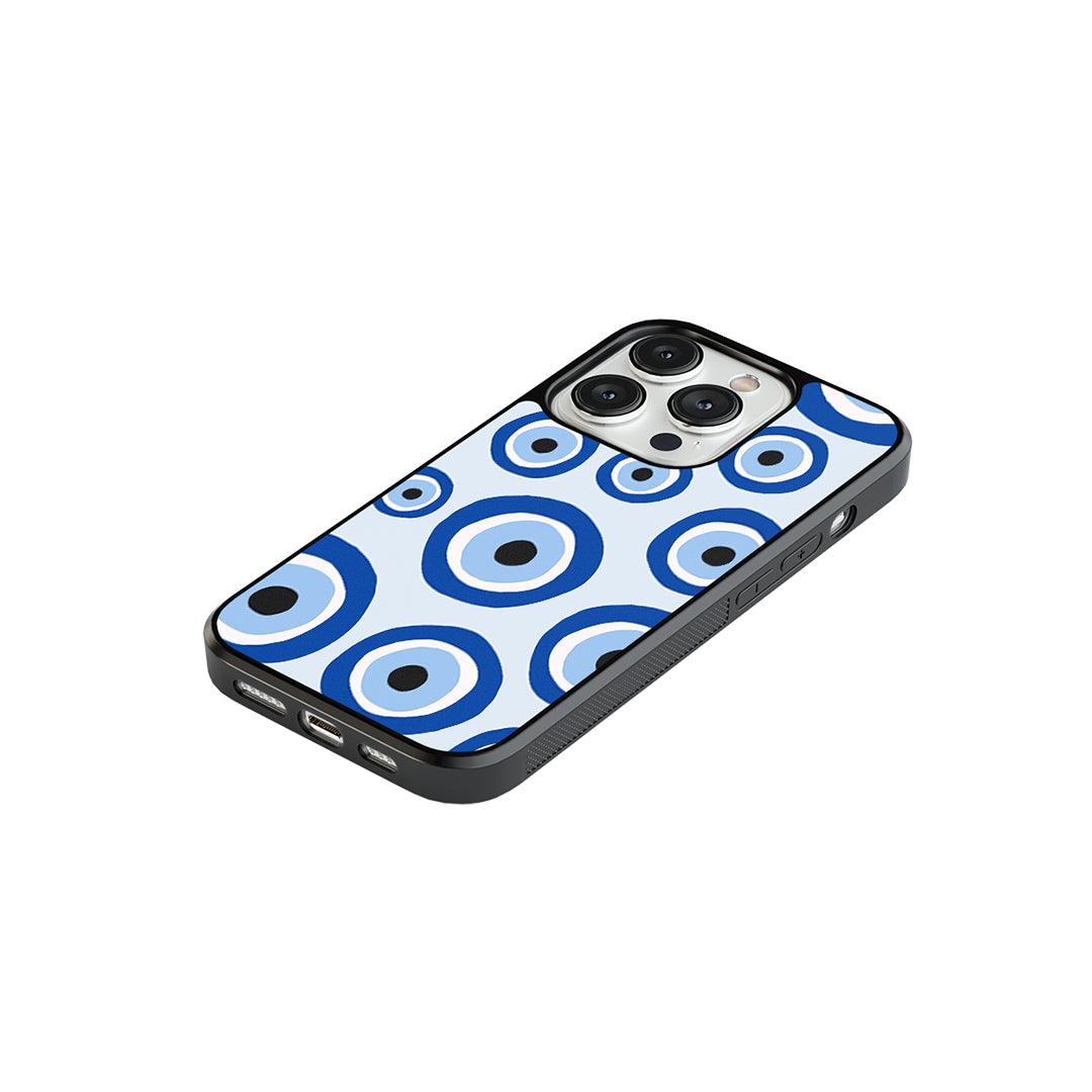 Evil Eye Elegance Glass Case