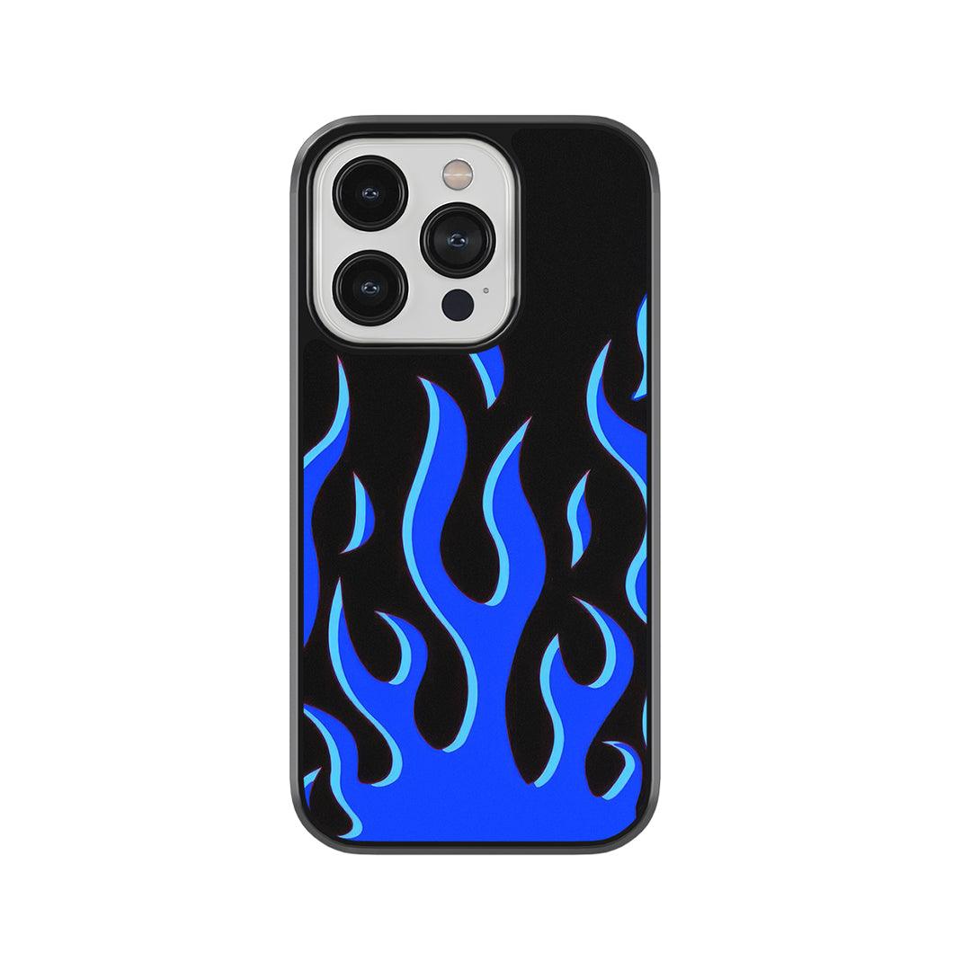 Flames Glass Case