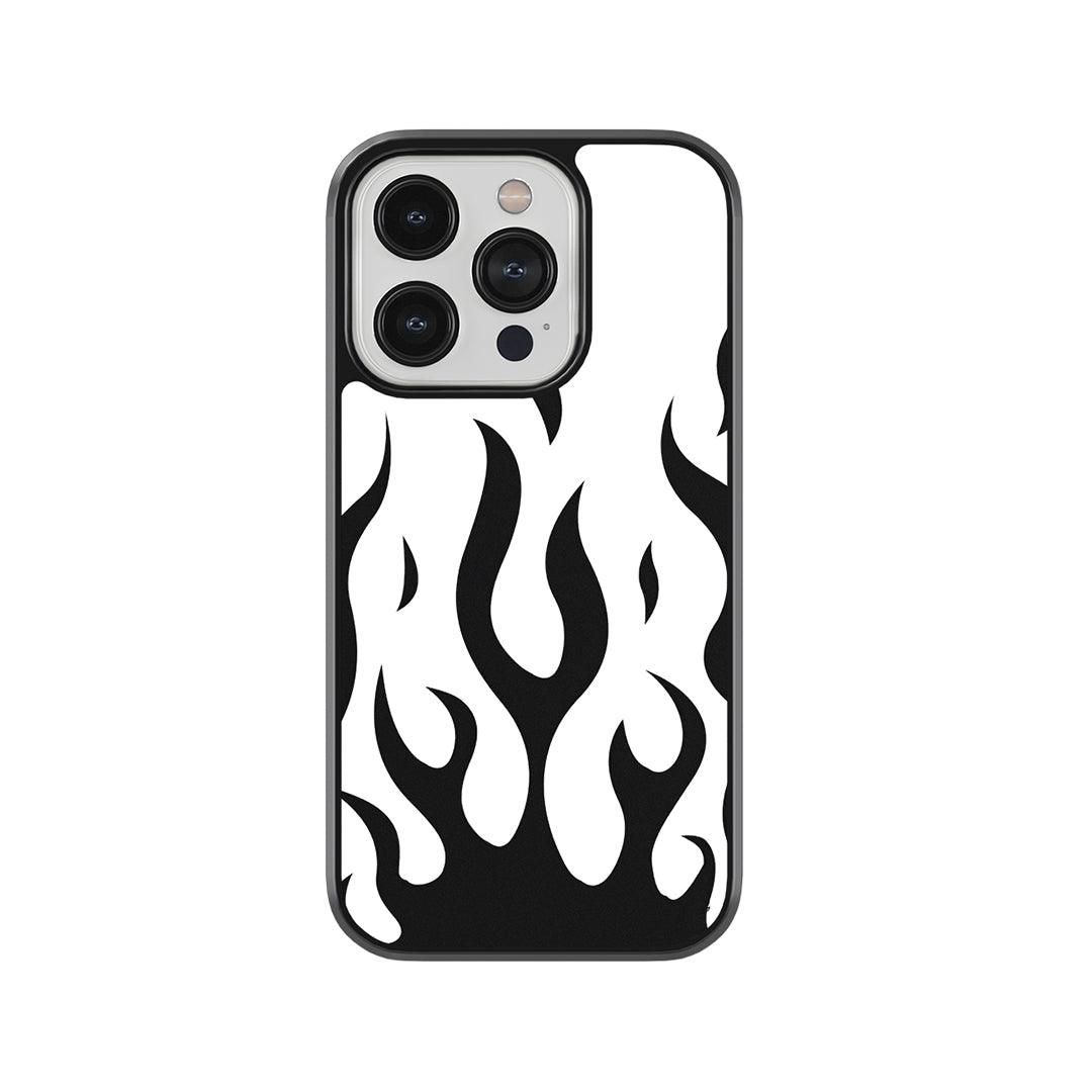 Flames Glass Case