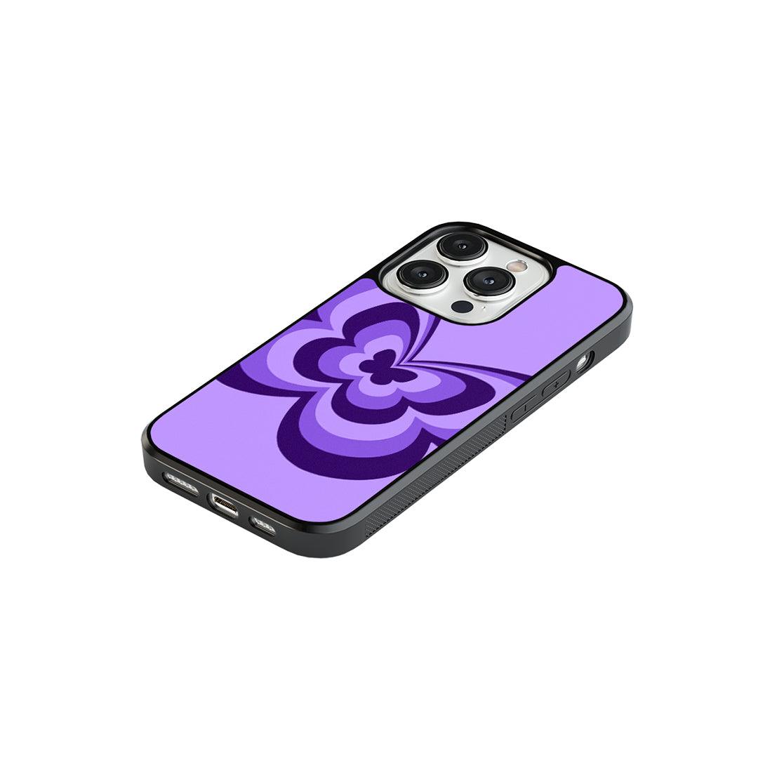Swirl Butterfly Glass Case