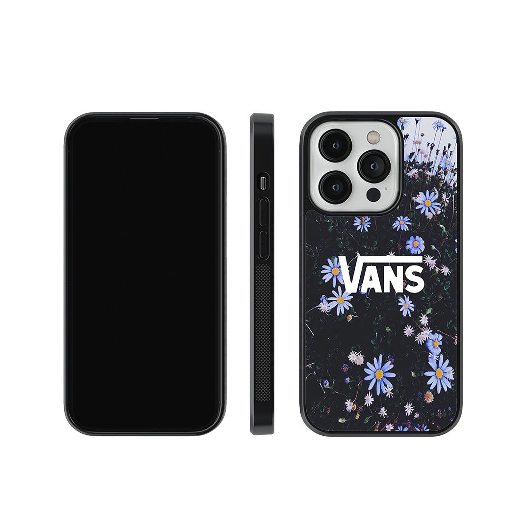 Vans & Daisies Glass Case