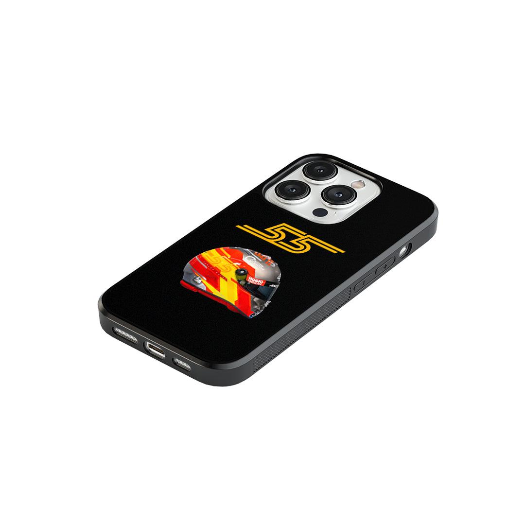 Carlos Sainz Helmet Glass Case