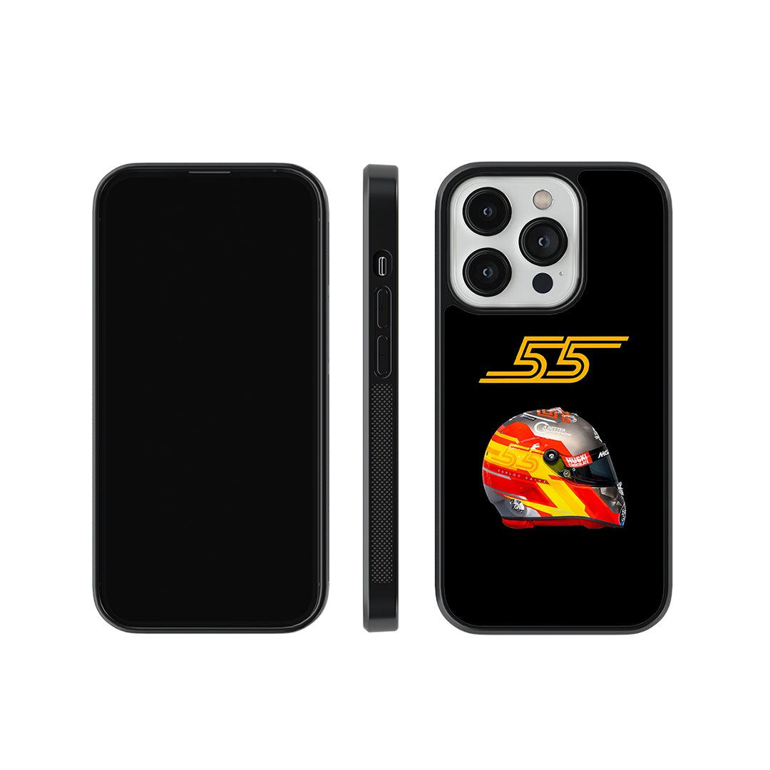Carlos Sainz Helmet Glass Case