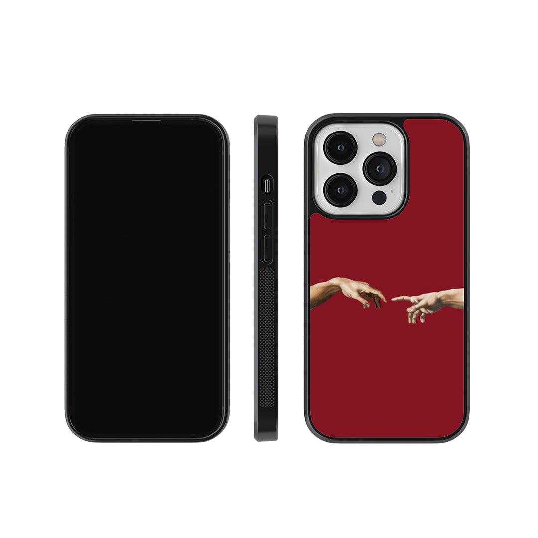 Red Renaissance Glass Case
