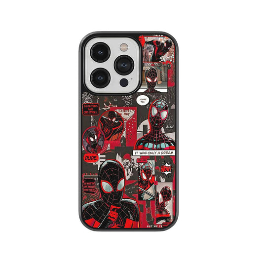 Spider-Verse Style Glass Case