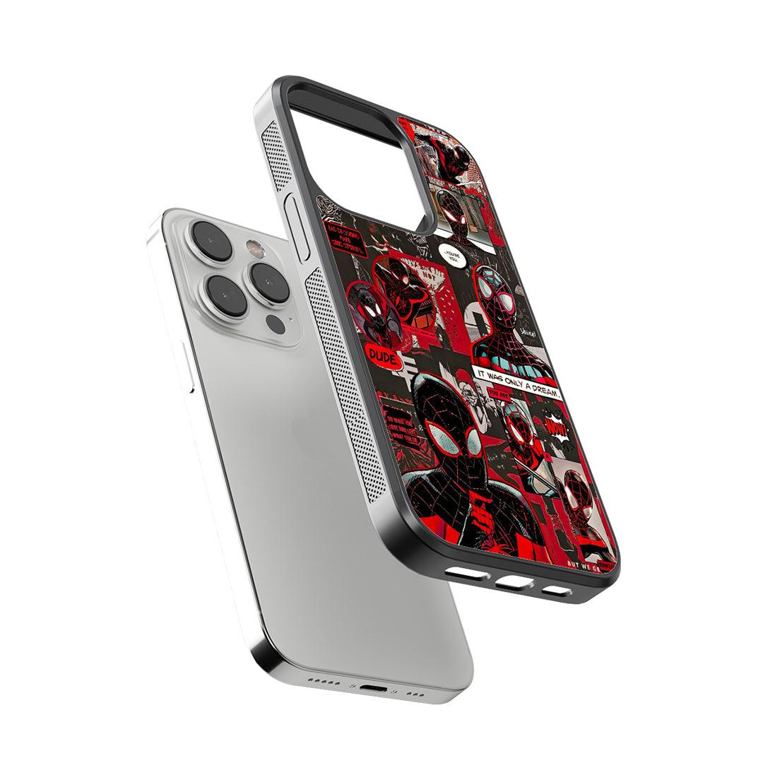 Spider-Verse Style Glass Case