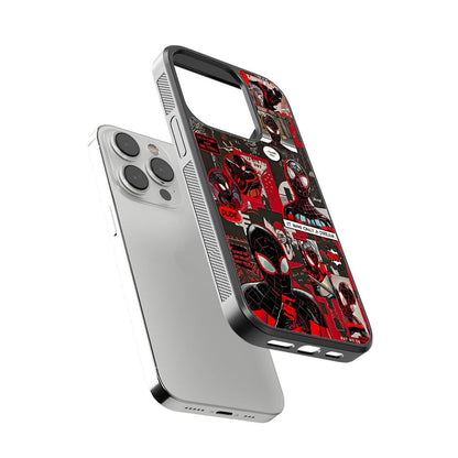 Spider-Verse Style Glass Case
