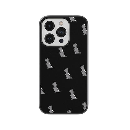Dino Pattern Glass Case