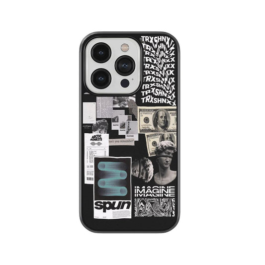 Urban Collage Glass Case