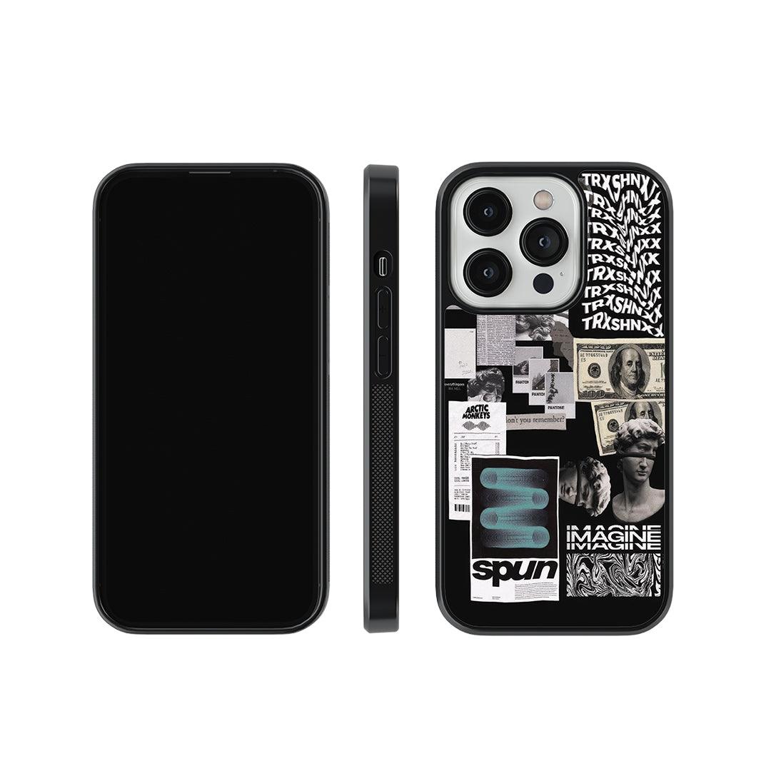 Urban Collage Glass Case