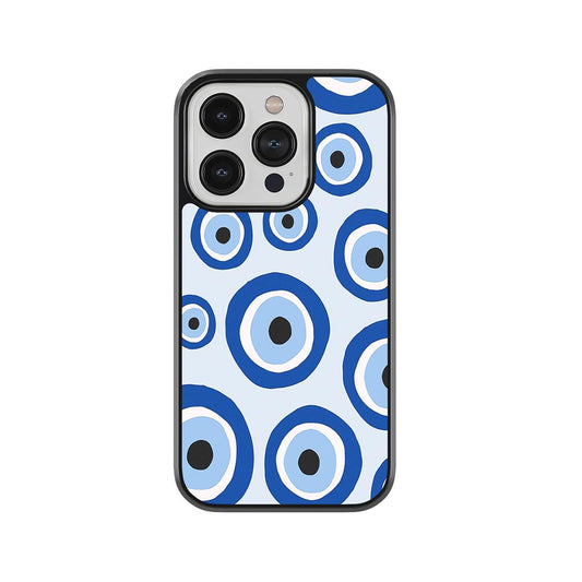 Evil Eye Elegance Glass Case