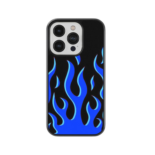 Flames Glass Case