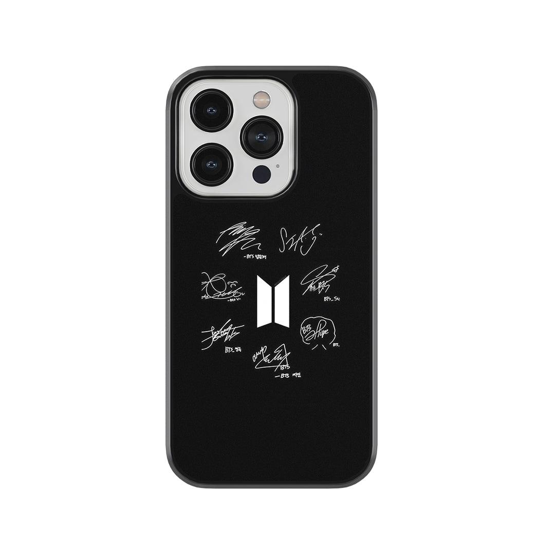 BTS Signature Glass Case