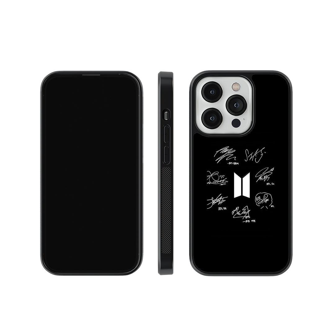 BTS Signature Glass Case