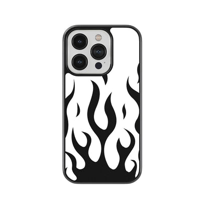 Flames Glass Case