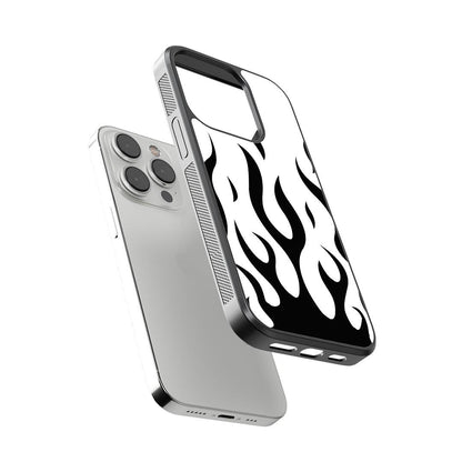 Flames Glass Case