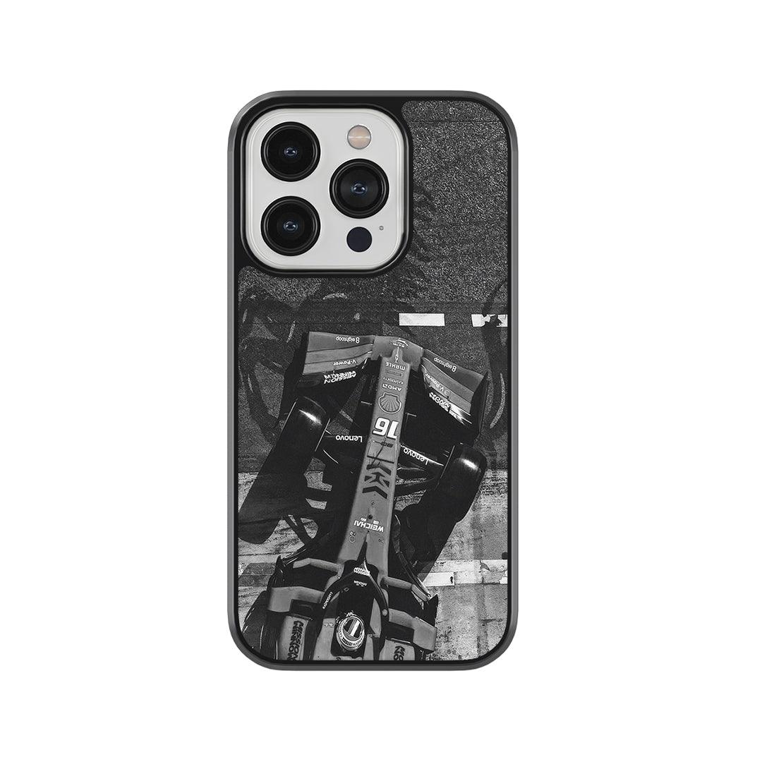 Scuderia Ferrari Black & White Glass Case