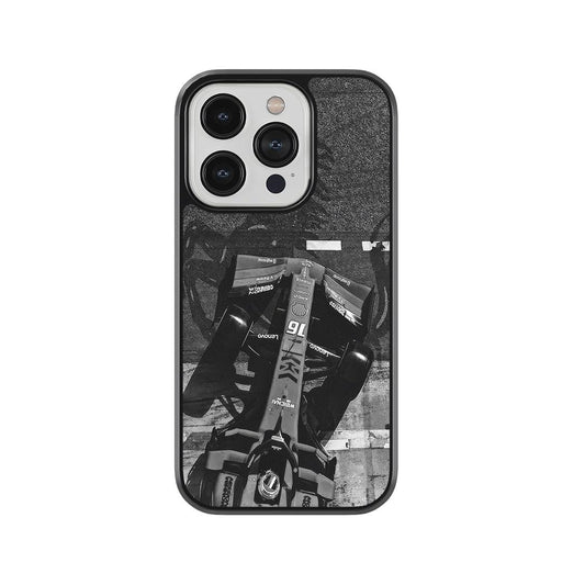 Scuderia Ferrari Black & White Glass Case