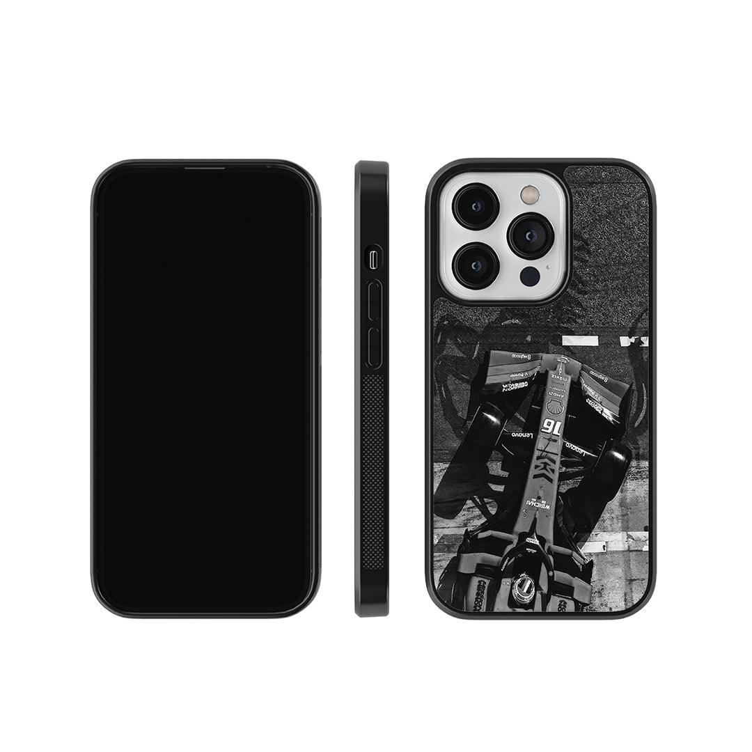 Scuderia Ferrari Black & White Glass Case