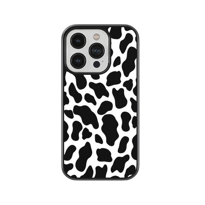 Cow Print Glass Case