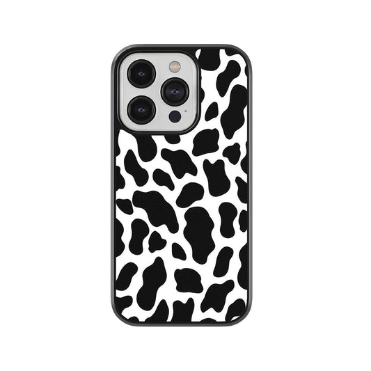 Cow Print Glass Case