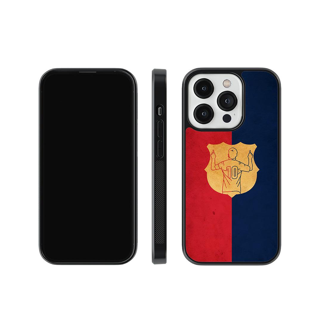Messi FC Barcelona Glass Case