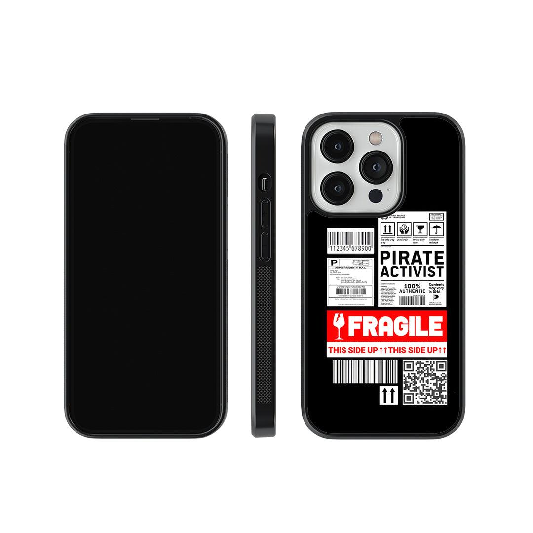 Fragile Sticker Glass Case
