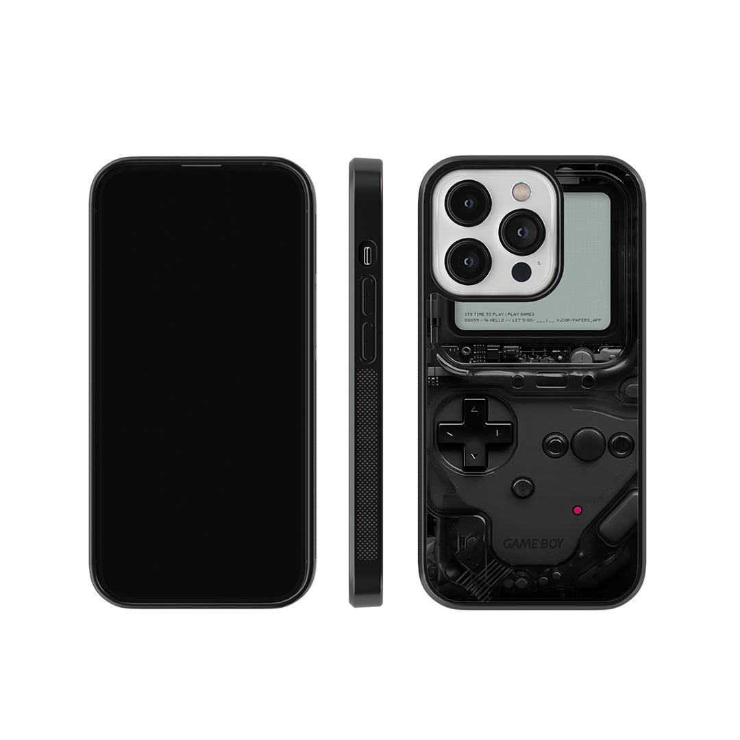 Black Gameboy Glass Case