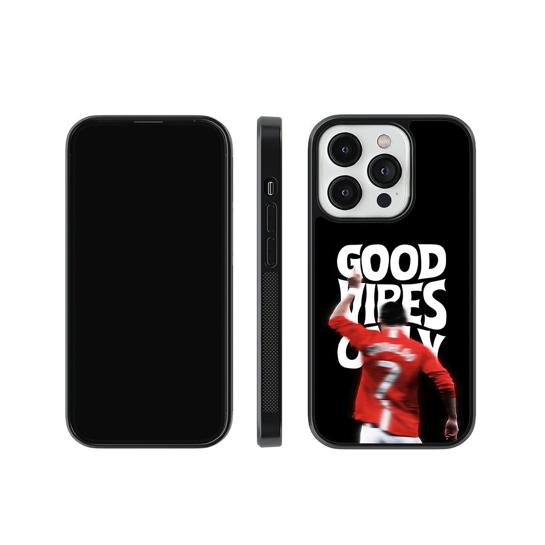 Ronaldo Good Vibes Only Glass Case