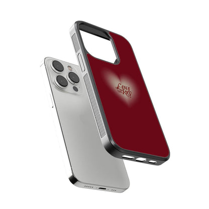 Lana Del Rey Heart Glass Case