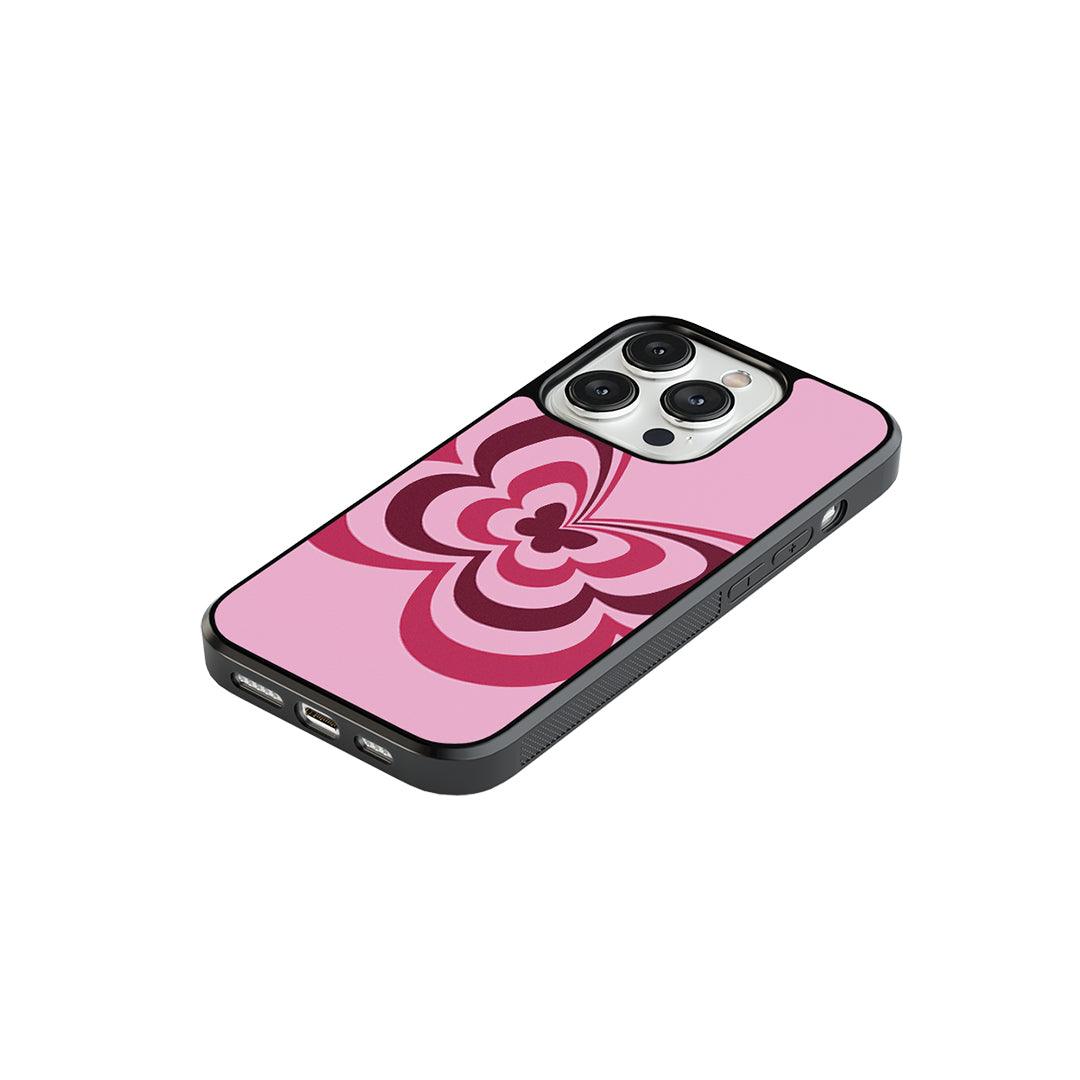Swirl Butterfly Glass Case