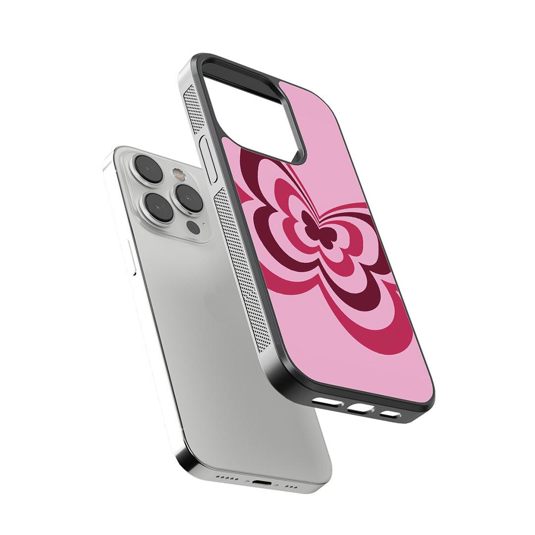 Swirl Butterfly Glass Case