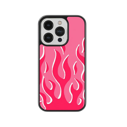 Flames Glass Case
