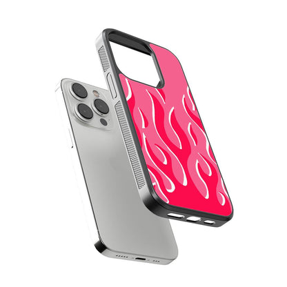 Flames Glass Case