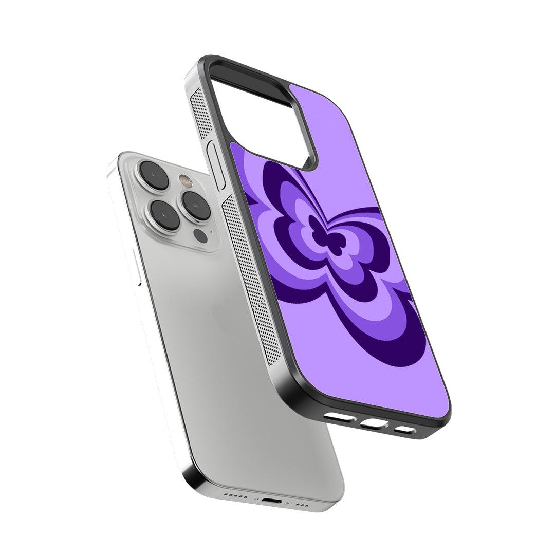 Swirl Butterfly Glass Case