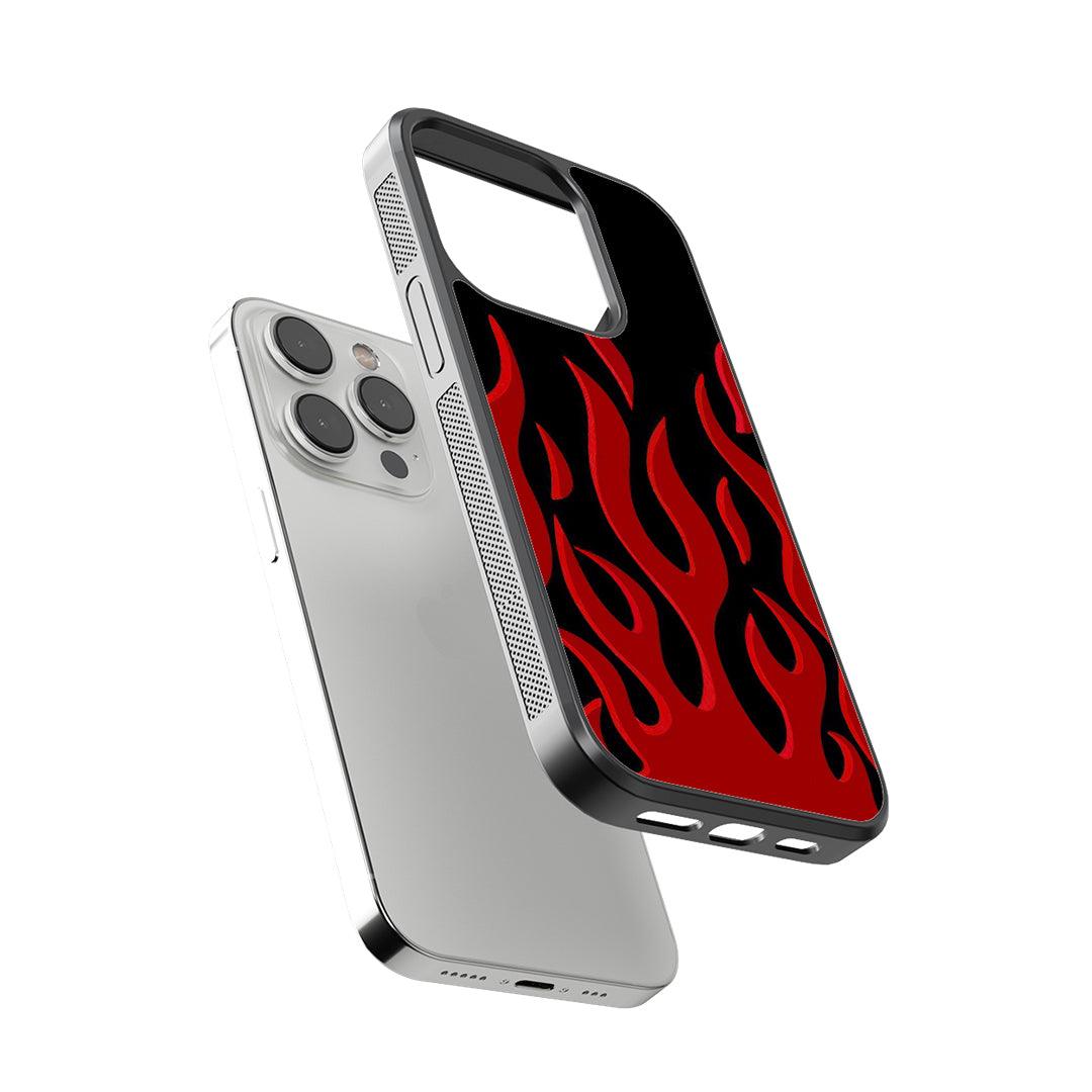 Flames Glass Case