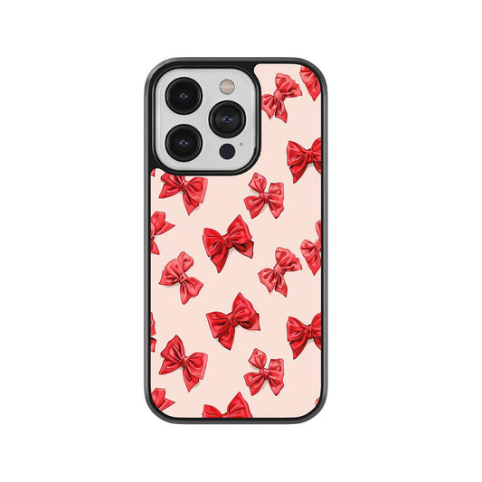 Coquette Bows Glass Case