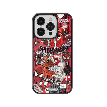 Spidey Comic Chaos Glass Case
