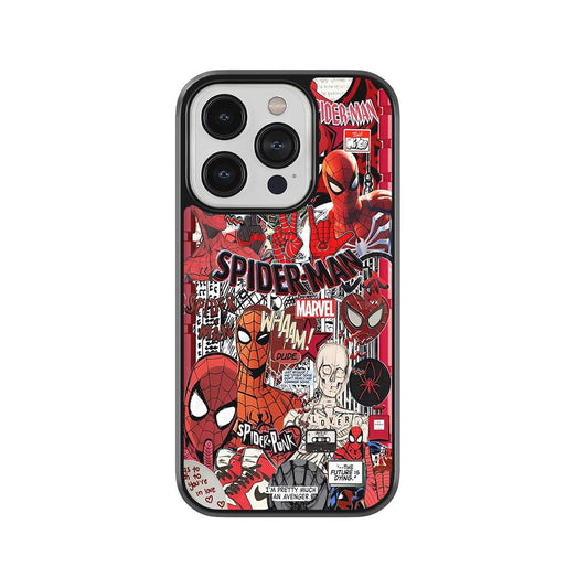 Spidey Comic Chaos Glass Case