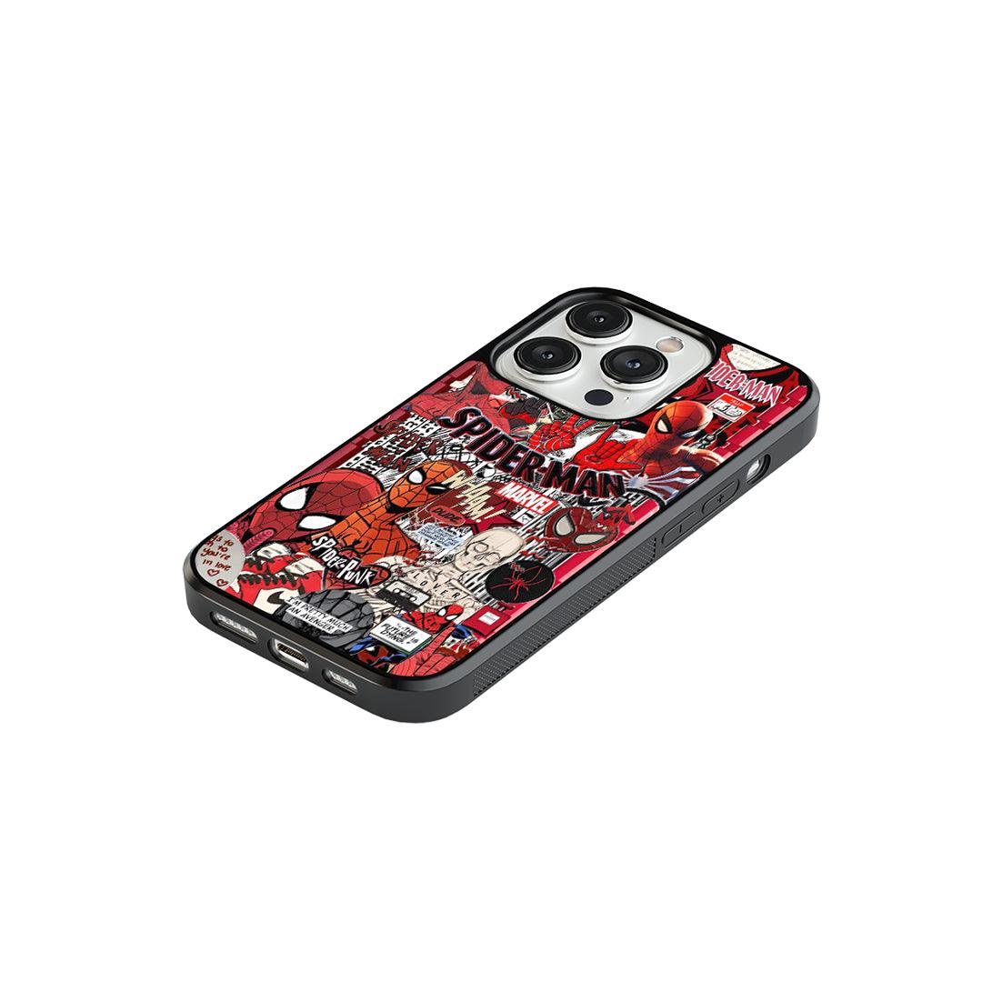 Spidey Comic Chaos Glass Case