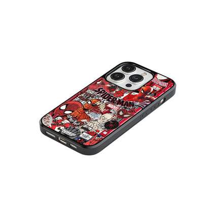 Spidey Comic Chaos Glass Case