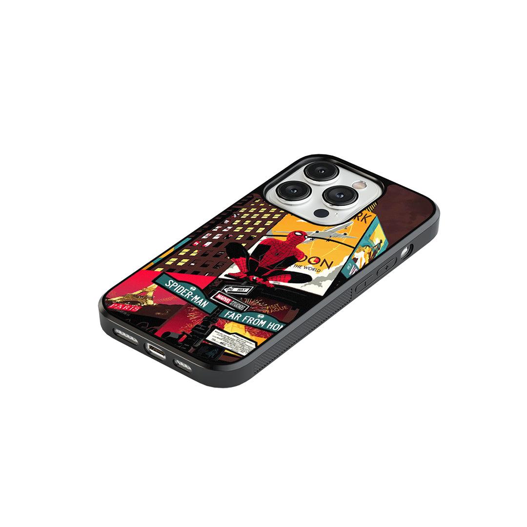 Spidey City Glass Case
