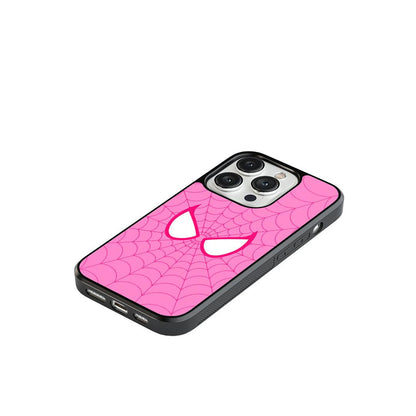 Pink Spider-Man Glass Case