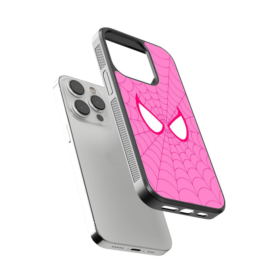 Pink Spider-Man Glass Case