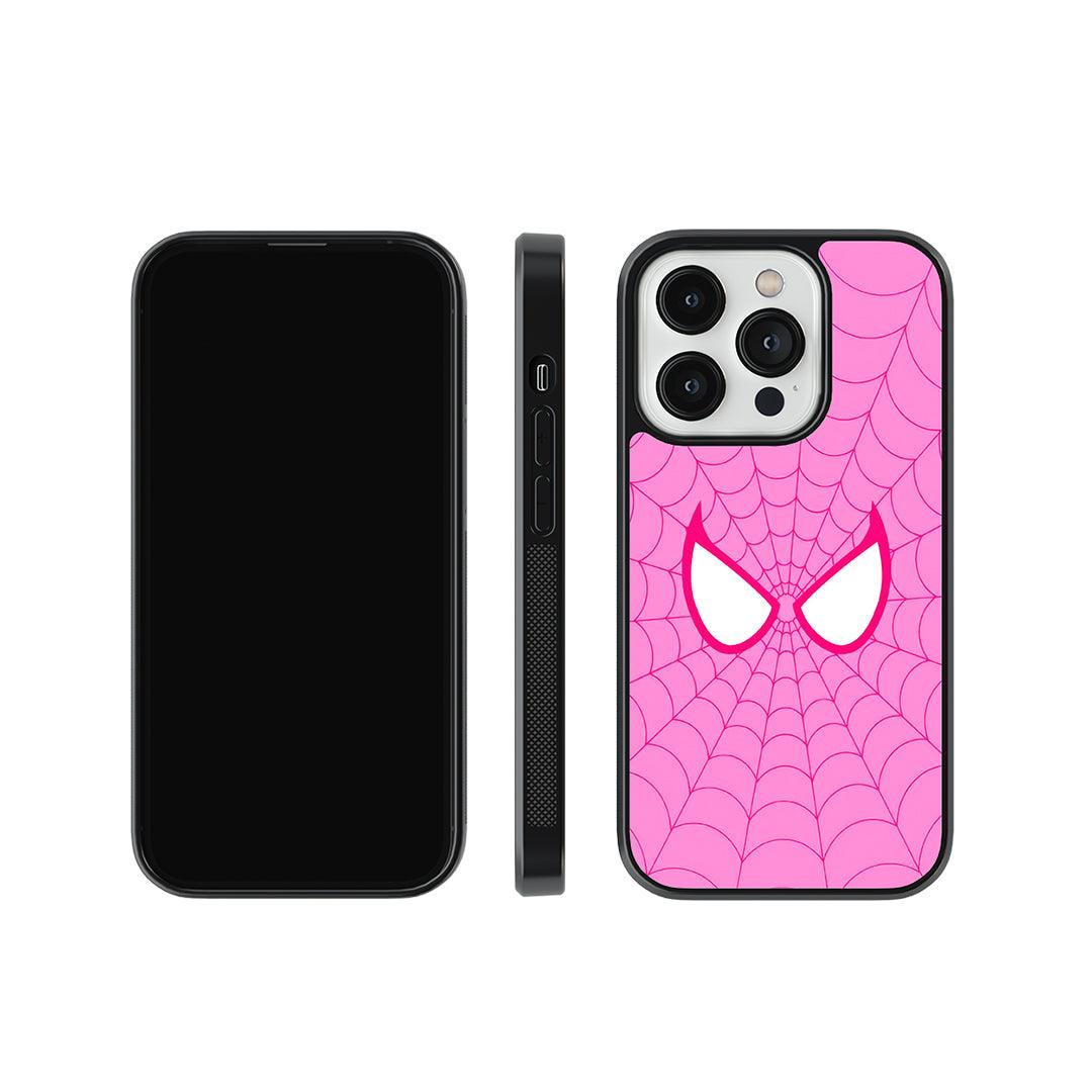 Pink Spider-Man Glass Case