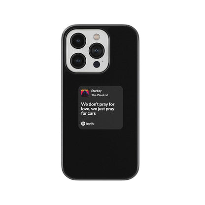 Starboy Lyrics Glass Case