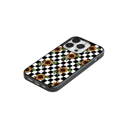 Sunny Squares Glass Case