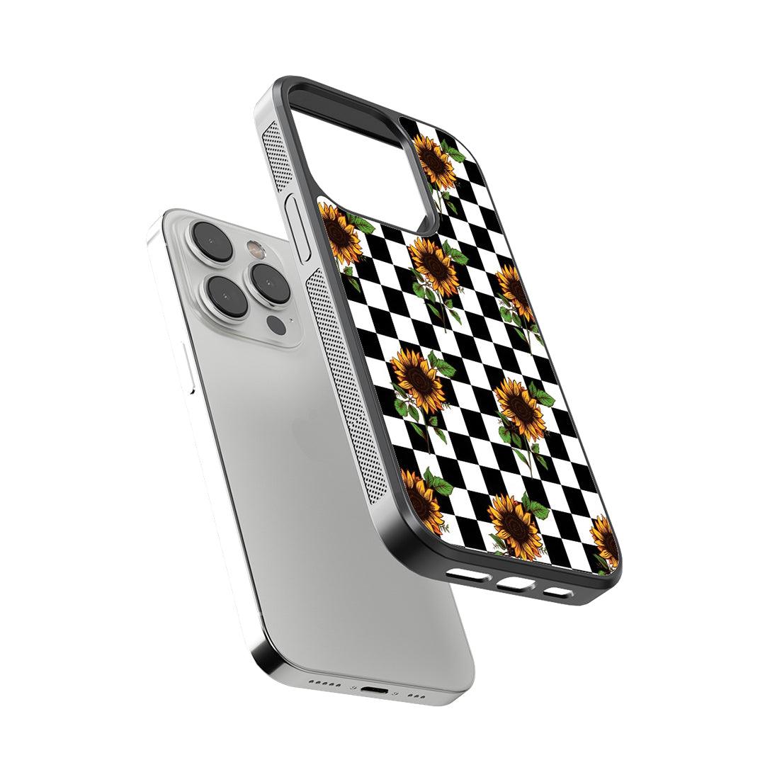 Sunny Squares Glass Case