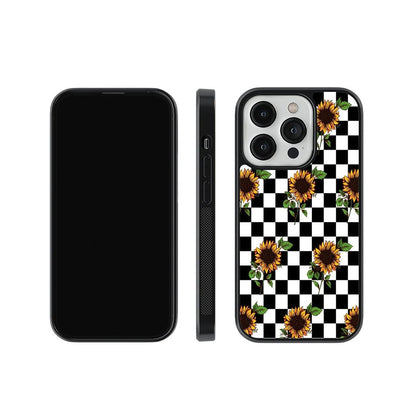Sunny Squares Glass Case