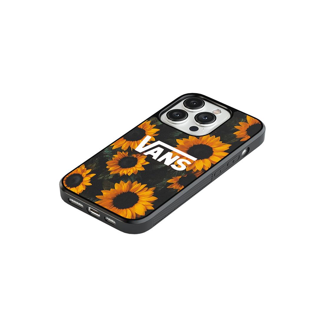 Vans & Sunflowers Glass Case